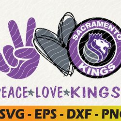 peace love sacramento kings svg, basketball team svg, cleveland cavaliers svg, n b a teams svg, instant download,