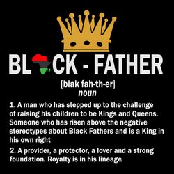 black father crown svg, black father matter svg, black month svg, black history month