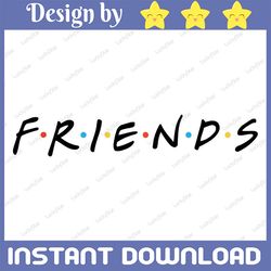 friends logo image svg friend tv show eps vector download files friends logo png cut files zip svg dxf eps png jpg