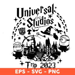 universal studios trip 2023 svg, family vacation svg, universal trip, svg cut file for silhouette, svg - download file