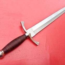 monogram sword, custom sword, personalized sword, engraved sword, chivalry ring medieval knight arming short sword with