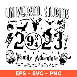 Family  Adventure 2023 Svg, Universal Studios PNG, Family Trip PNG, Family Vacation Svg, Instant Download