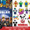 200 Roblox PNG, SVG Bundle, Kid Gaming SVGs, Kids Accessories SVGs, Roblox Clipart, Kids gaming art.jpg