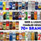 Beer & Liquor Tumbler Bundle, Straight Designs, Sublimation Wraps, Great for 20oz Skinny Tumblers, 70 Brands Popular beer n liquor.jpg