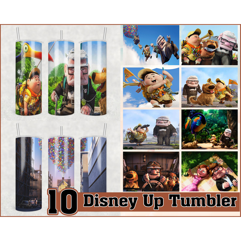 Disney Up Tumbler, Disney Up PNG, Tumbler design, Digital download.jpg