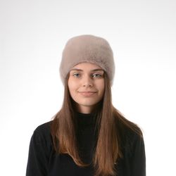 Warm Winter Mink Fur Hat. Beanie womens fur hats. Winter Mink Hat. Real Fur Hat. Mink Hat. Fur Hats. Winter fur Hats
