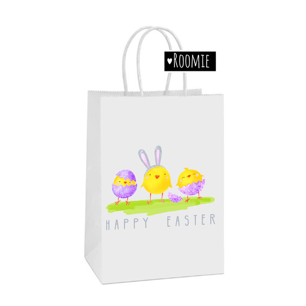 Watercolor Easter Chickens bag design.jpg