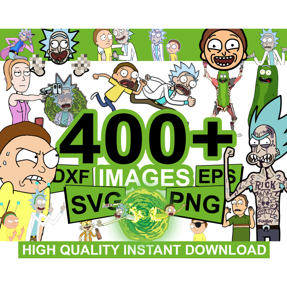 Rick and Morty svg bundle, rick and morty svg dxf, png, eps.jpg