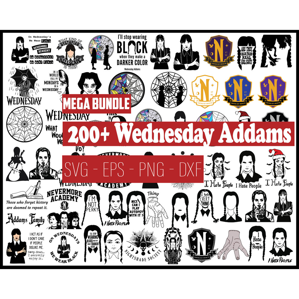 Wednesday Addams svg, Jenna Ortega, Addams Family svg, Instant Download.jpg