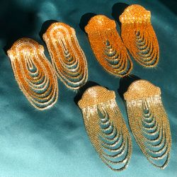 Cascade Beaded Earrings