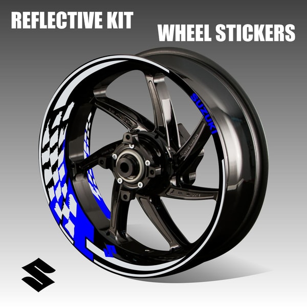 Suzuki Rim Sticker Suzuki wheel decals rim tape stickers Suzuki motor | Inspire Uplift