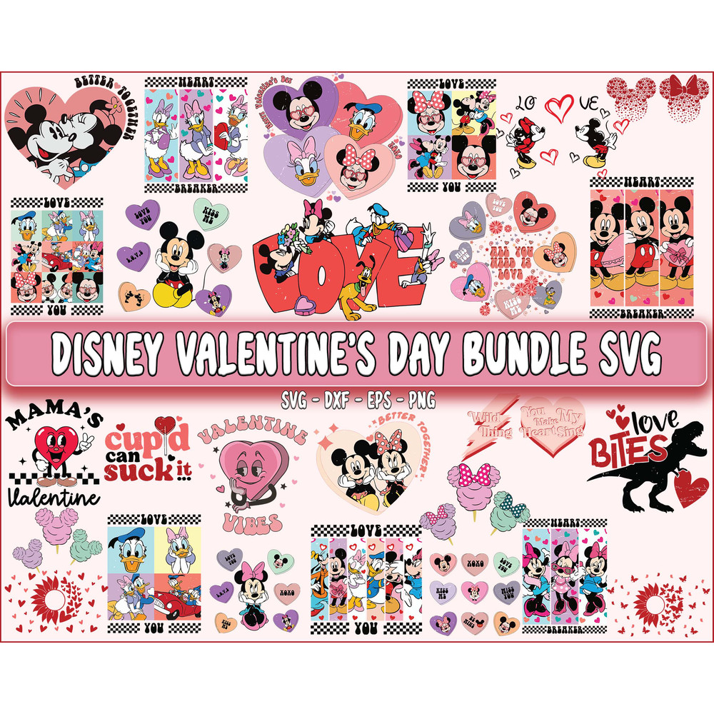 Valentine’s Day SVG bundle ,Disney vanlentine's day SVG , Mickey Valentine bundle SVG.jpg