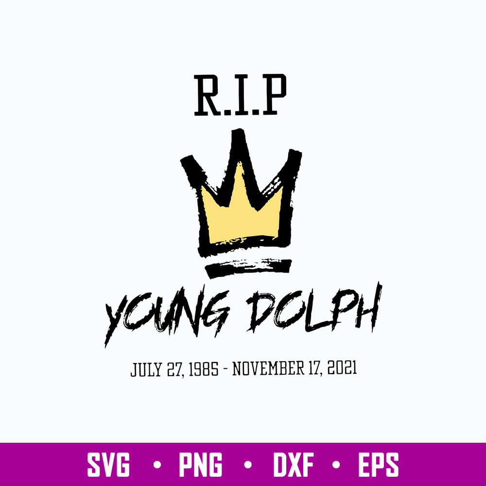 2021 Rip Young Dolph Rest In Peace Svg, Young Dolph Svg, Png Dxf Eps Digital File.jpg