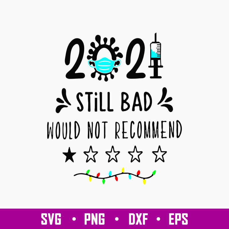 2021 Still bad Would not Recommend Svg, Png Dxf Eps Digital File.jpg