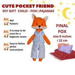 Patterns for sewing chanterelle dolls in pajamas with photo instructions. Even a beginner can handle it