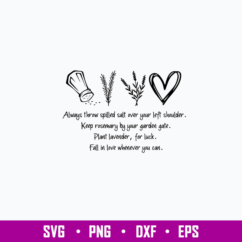 Always Throw Spilled Salt Over Your Left Shoulder Svg, Png Dxf Eps Digital File.jpg