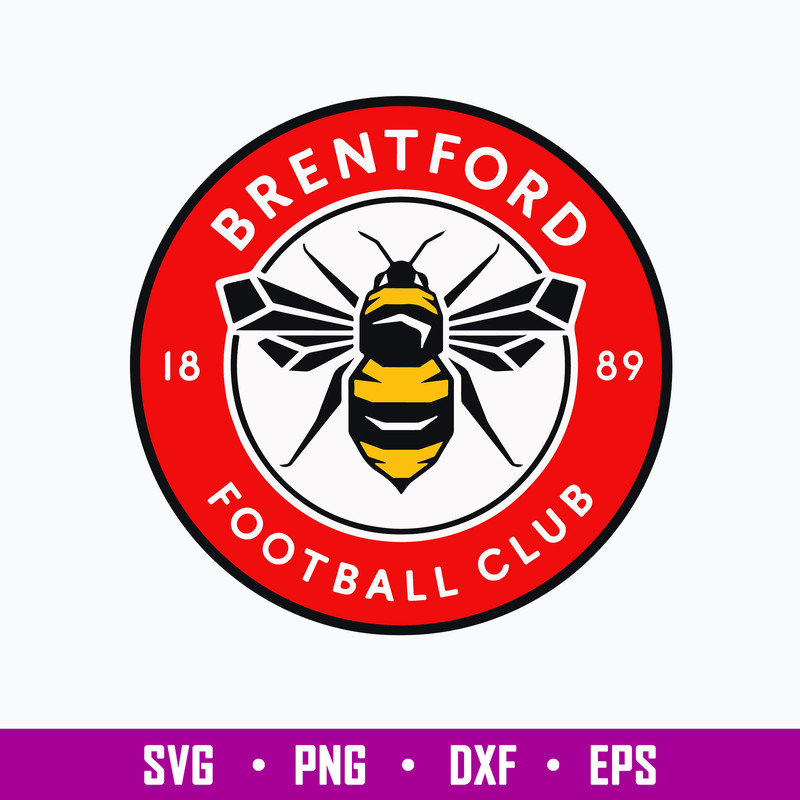 Brentford 1889 Football Club Svg, Bretford Svg, Sport Svg, Png Dxf Eps File.jpg
