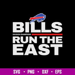 Buffalo Bills Run The East Svg, Buffalo Bills Svg, Bills Nfl Svg, Png Dxf Eps File