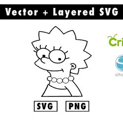 the simpsons svg, png files for cricut machine , anime svg , manga svg , sasuke svg