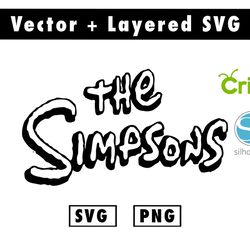 the simpsons svg, png files for cricut machine , anime svg , manga svg