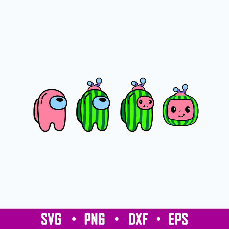 Cocomelon Among Us Svg, Cocomelon Svg, Among Us Svg, Png Dxf Eps File.jpg