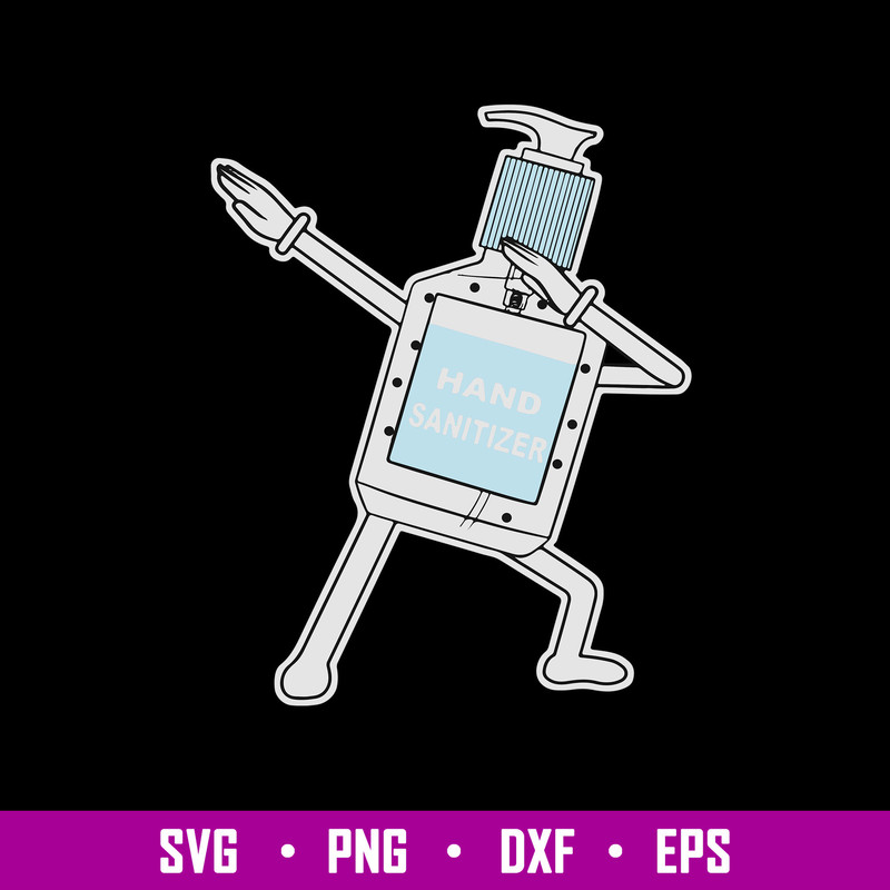 Dabbing Hand Sanitizer Medium Bottle Svg, Png Dxf Eps File.jpg