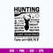 Deer Hunting Rules Svg, Hunting Poster Svg, Png Dxf Eps File.jpg
