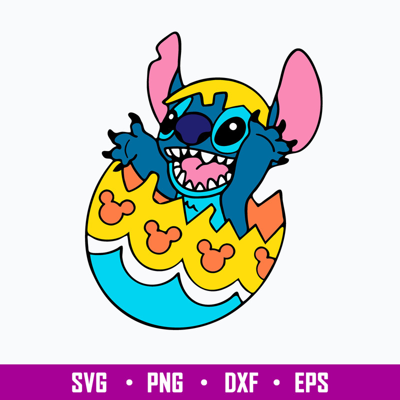 Easter Egg Stitch Svg, Stitch Cartoon Svg, Png Dxf Eps File.jpg