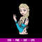 Elsa Tattoo Svg, Pincess Elsa Svg, Disney Svg, Png Dxf Eps File.jpg