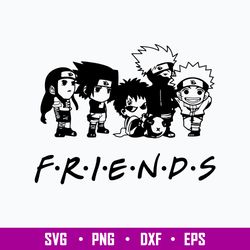 My Hero Academia Friends Svg, Anime Friends Svg, Anime Svg, Png Dxf Eps Digital File