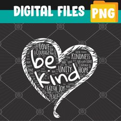 unity day orange svg, heart be kind anti bullying svg, eps, png, dxf, digital download