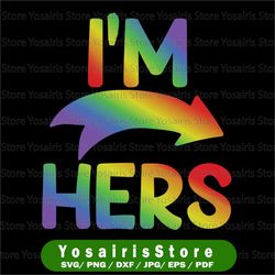 i'm hers png, lgbt couple png, lesbian i'm hers, lesbian png