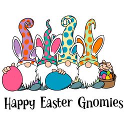 easter gnomes svg, easter svg, happy easter gnomies svg, gnome svg, easter svg, bunny svg