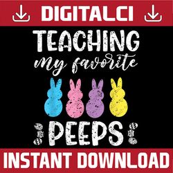 teaching my favorite students baby funny teacher easter day png, happy easter day sublimation design