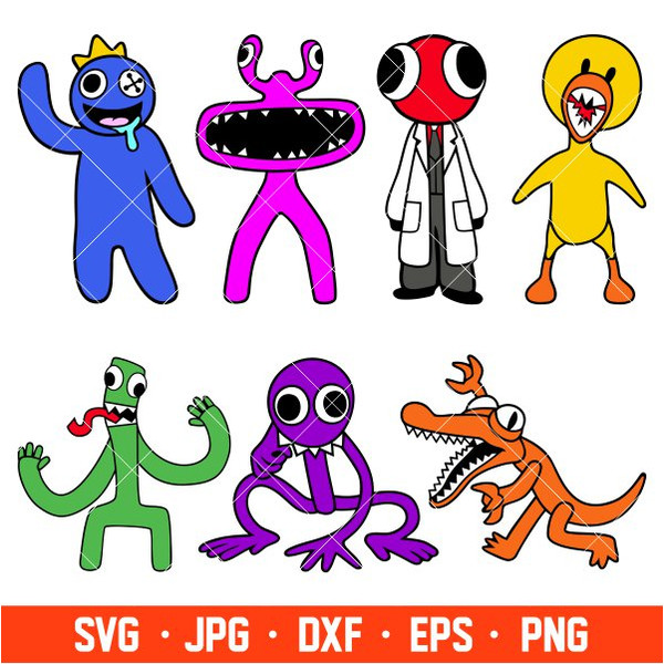 Rainbow Friends PNG Bundles Gamer Rainbow Friends Design R Inspire rainbow-friends-png-bundles-gamer-rainbow-friends-design-r-inspire