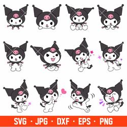 Kawaii Kitty Svg, Cat Svg, S-nrio K-romi Svg, Kitty Svg, Sticker Svg - Download File Svg, Png, Eps, Pdf, Dxf