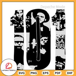 depeche mode retro classic svg depeche mode tour 19871988, 80s dm rock svg files