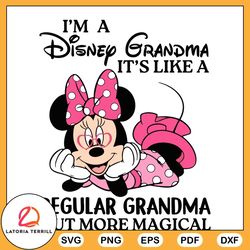 i'm a grandma svg it's like a regular grandma but more magical svg files