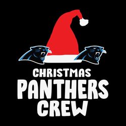 Christmas Crew Carolina Panthers NFL Svg, Football Svg, Cricut File, Svg