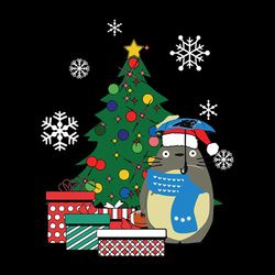 Christmas Tree Cute Cat Carolina Panthers,NFL Svg, Football Svg, Cricut File, Svg