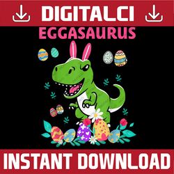 happy easter eggasaurus dino eat all the fried eggs easter day png, happy easter day sublimation design