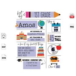 last day of first grade, 45 inches tall, graduation, end of school svg, elementary school svg, last day of school svg, s