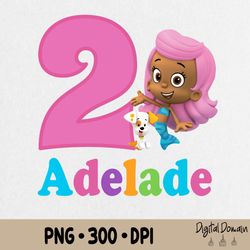 personalized bubble guppies birthday png, custom bubble guppies birthday kids png, bubble guppies characters png