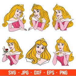 Aurora Svg Bundle, Sleeping Beauty Svg, Layered Svg, Cricut, Cartoon Clip Art, Cartoon Bundle - Download File