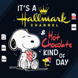 It's A Hallwark Channel, Snoopy Svg, Christmas Svg, Snoopy Lover, Snoopy Svg, Snoopy Clipart, Snoopy Cut File, Snoopy Cr