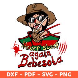 bad bunny freddy krueger, bad bunny halloween svg, bad bunny svg, halloween svg - download file