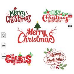 Merry Christmas Bundle SVG, Christmas Svg, Christmas Gifts, Reindeer Svg, Christmas Holiday, Christmas Party, Funny Chri