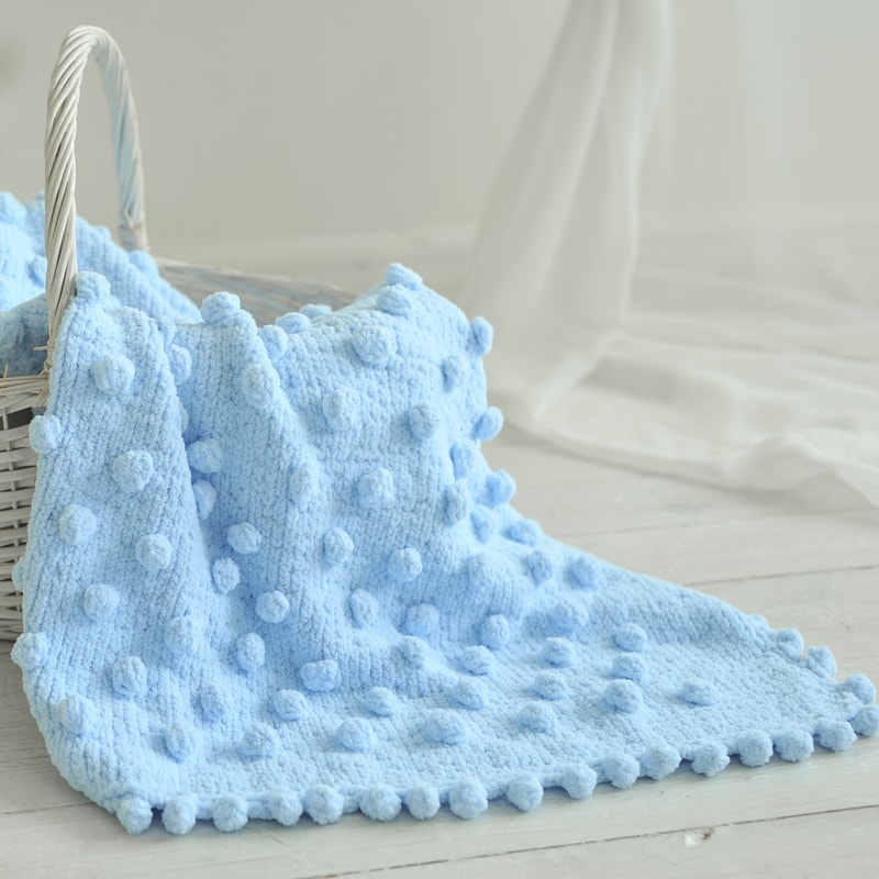 Baby blankets to knit for baby boy Bubble stitch knit baby b