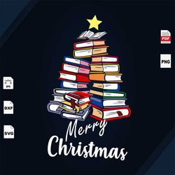Merry Christmas, Trending Svg, Reading Day Svg, Book Svg, Christmas Svg, Book Lover, Book Gift, Book Shirt, Christmas Bo