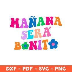 Manana Sera Bonito Flat Svg, Karol g Mana Sera Bonito Svg Png, Manana Sera Bonito Digital Download, Karol g Svg